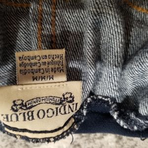 Maternity jeans cuffed crops